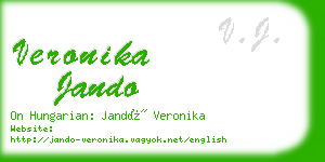 veronika jando business card